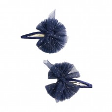 ABEL & LULA σετ 2 τσιμπιδάκια φιόγκος παιδικό 15-05968-064 μπλε